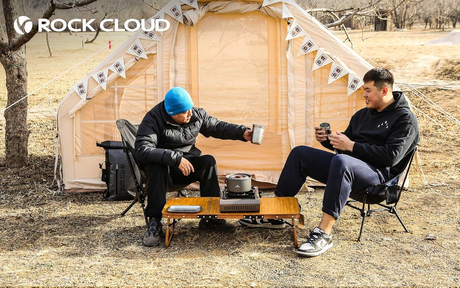 ROCK CLOUD Portable Camping Chair Ultralight Folding Chairs Outdoor for Camp Hiking Backpacking Lawn Beach Sports - Image 2