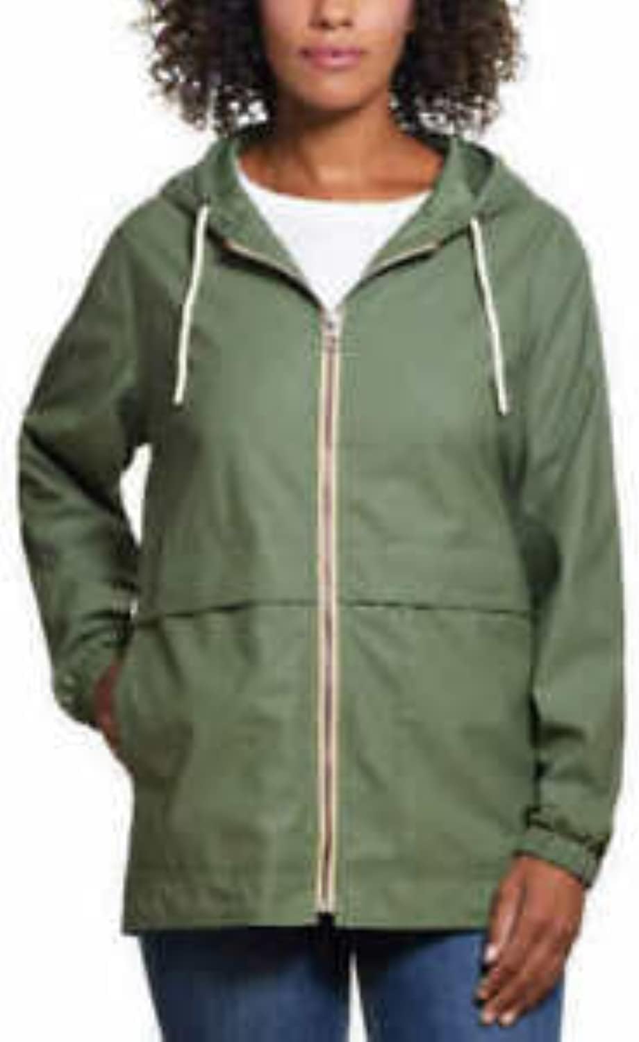 Vintage Womens Rain Slicker Jacket (Clover, X-Small)