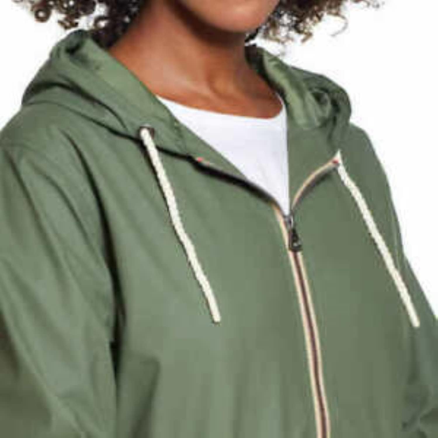 Vintage Womens Rain Slicker Jacket (Clover, X-Small) - Image 2